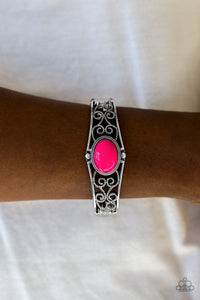 Bracelet Hinged,Pink,Joyful Journeys Pink  ✧ Bracelet