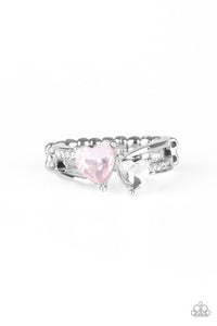 Hearts,Light Pink,Pink,Ring Skinny Back,Valentine's Day,Always Adored Pink ✧ Ring