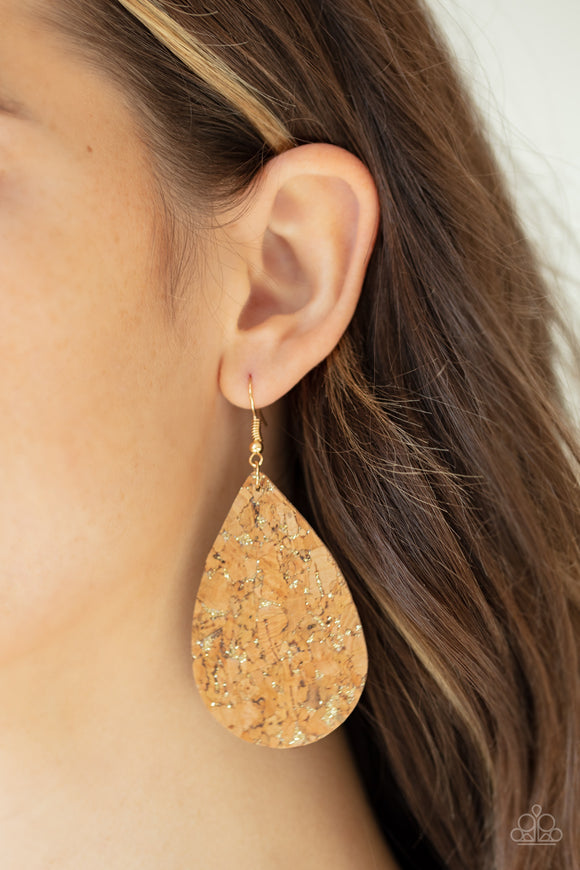 CORK It Over Gold ✧ Earrings Earrings