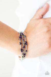 Bracelet Hinged,Purple,Cosmic Candescence Purple  ✧ Bracelet