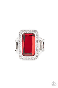 Holiday,Red,Ring Wide Back,Crown Jewel Jubilee Red ✧ Ring