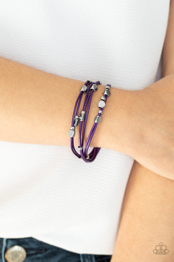 Cut The Cord Purple  ✧ Magnetic Bracelet Magnetic Bracelet