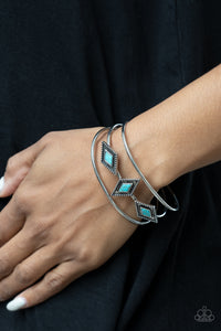 Blue,Bracelet Cuff,Turquoise,Desert Diamondback Blue  ✧ Bracelet