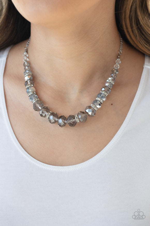 Distracted by Dazzle Silver ✨ Necklace Short