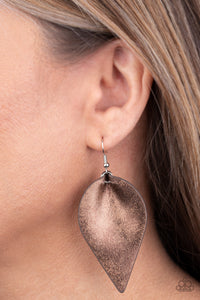 Brown,Earrings Fish Hook,Earrings Leather,Leather,Enchanted Shimmer Brown ✧ Leather Earrings