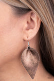 Enchanted Shimmer Brown ✧ Leather Earrings Earrings