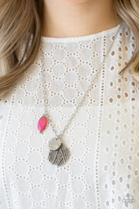 Necklace Short,Pink,Free-Spirited Forager Pink ✨ Necklace