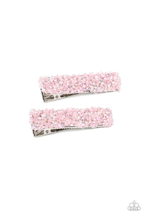 HAIR Comes Trouble Pink ✧ Iridescent Hair Clip Hair Clip Accessory