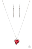 Heart Flutter Red ✧ Necklace Short