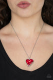 Heart Flutter Red ✧ Necklace Short