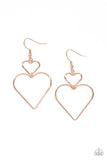 Heartbeat Harmony Rose Gold ✧ Earrings Earrings