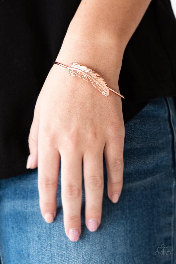 How Do You Like This FEATHER? Copper  ✧ Bracelet Bracelet