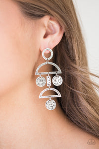 Earrings Post,Silver,Incan Eclipse Silver ✧ Post Earrings