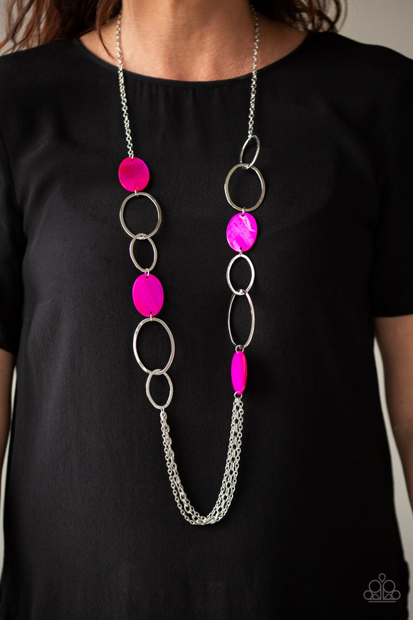 Kaleidoscope Coasts Pink ✨ Necklace Long