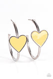 Kiss Up Yellow ✧ Hoop Earrings Hoop Earrings