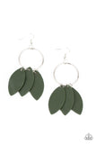 Leafy Laguna Green ✧ Earrings Earrings