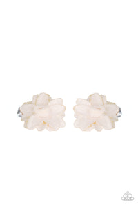 Flower Clip,White,Lovely In Lilies White ✧ Flower Hair Clip