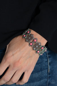 Bracelet Stretchy,Pink,Majestic Gardens Pink ✧ Bracelet