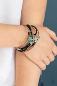 Blue,Bracelet Clasp,Suede,Turquoise,Urban Bracelet,Rocky Mountain Rebel Blue ✨ Urban Bracelet
