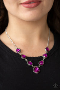Necklace Short,Pink,Socialite Social Pink ✨ Necklace