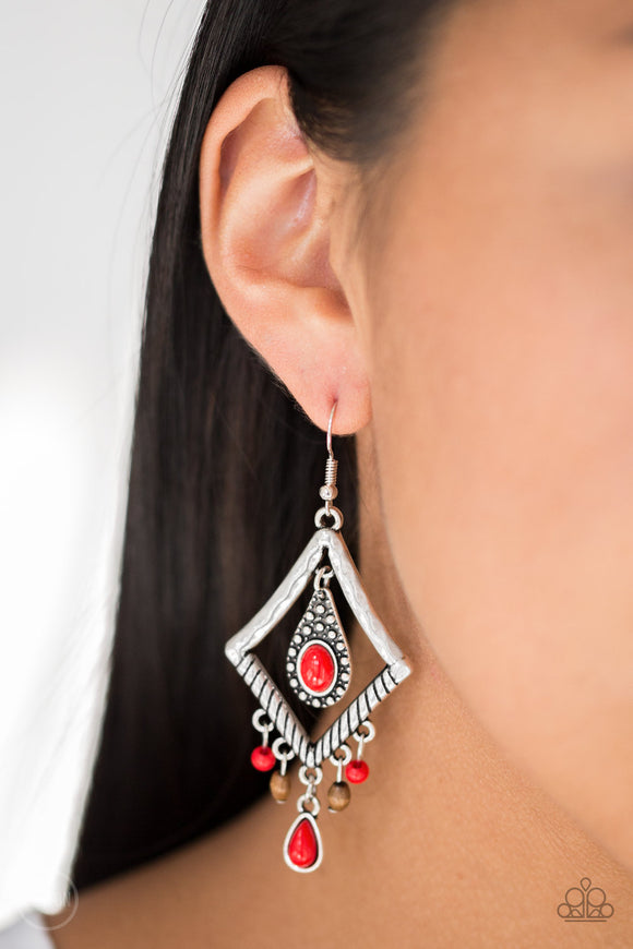 Southern Sunsets Red ✧ Earrings Earrings
