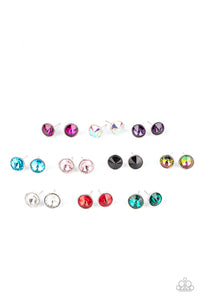 Black,Blue,Green,Iridescent,Light Pink,Oil Spill,Pink,Purple,Red,SS Earring,White,Oversized Rhinestone Starlet Shimmer Earrings