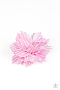 Blossom Clip,Light Pink,Pink,STRIPE For The Picking Pink ✧ Blossom Hair Clip