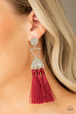 Tassel Trippin Red ✧ Earrings Earrings