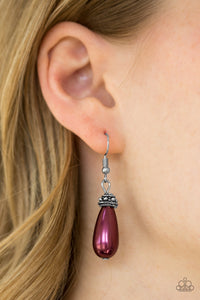 Earrings Fish Hook,Purple,Making The World Jealous Purple ✧ Earrings