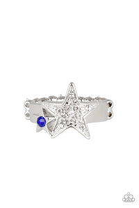 4thofJuly,Blue,Ring Skinny Back,Star-Spangled Starlet Blue ✧ Ring