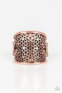 Copper,Ring Wide Back,Garden Safari Copper ✧ Ring
