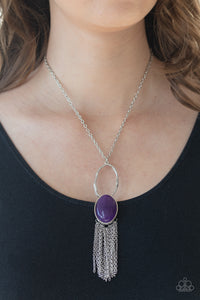 Necklace Long,Purple,Dewy Desert Purple ✨ Necklace