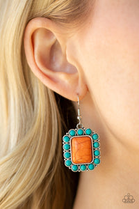 Earrings Fish Hook,Orange,Turquoise,Sandstone Sway Orange ✧ Earrings