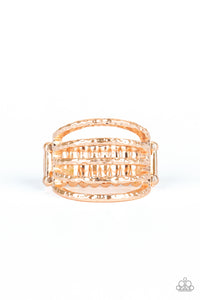 Ring Wide Back,Rose Gold,Classic Sheen Rose Gold ✧ Ring