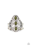 Mayan Motif Green ✧ Ring Ring