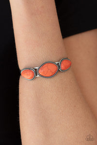Bracelet Cuff,Orange,Stone Solace Orange ✧ Bracelet