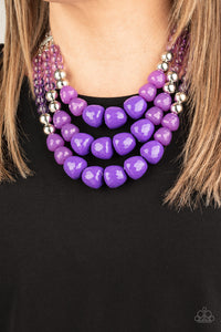Necklace Short,Purple,Forbidden Fruit Purple ✨ Necklace