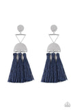 Tassel Trippin Blue ✧ Tassel Post Earrings Post Earrings