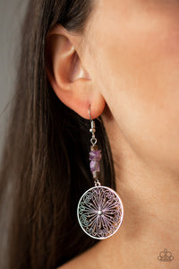 Earrings Fish Hook,Purple,Adobe Dweller Purple ✧ Earrings
