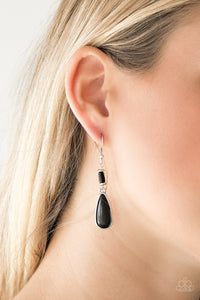 Black,Earrings Fish Hook,Courageously Canyon Black ✧ Earrings