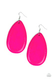 Beach Bride Pink ✧ Wood Earrings Earrings