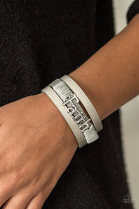 Inspirational,Silver,Urban Bracelet,An Act Of Faith Silver ✧ Bracelet