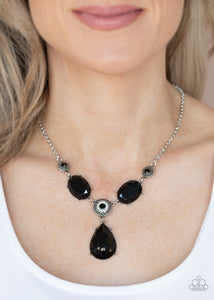 Black,Necklace Short,Heirloom Hideaway Black ✨ Necklace