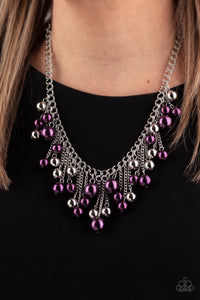 Necklace Short,Purple,City Celebrity Purple ✨ Necklace