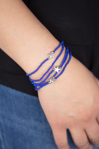 4thofJuly,Blue,Bracelet Stretchy,Pretty Patriotic Blue ✧ Bracelet