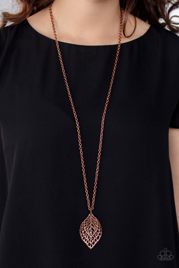 Just Be-LEAF Copper ✨ Necklace Long