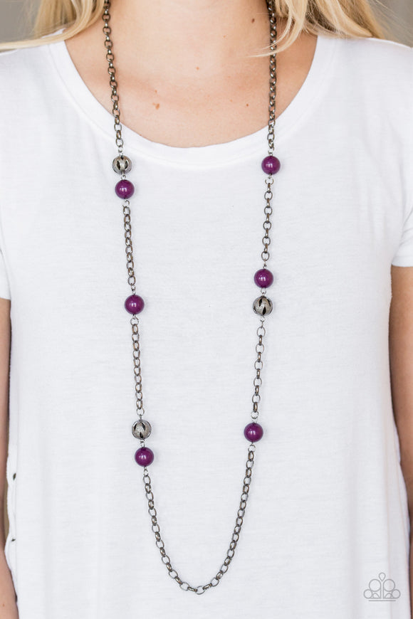 Fashion Fad Purple ✨ Necklace Long