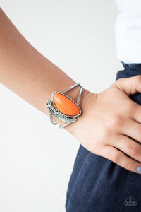Bracelet Cuff,Orange,Out In The Wild Orange ✧ Bracelet