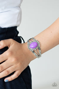 Bracelet Cuff,Purple,Very TERRA-torial Purple ✧ Bracelet