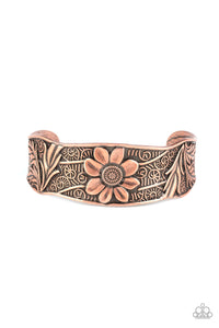 Bracelet Cuff,Copper,Daisy Paradise Copper ✧ Bracelet